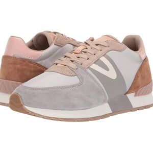 Tretorn Anthropologie Womens Loyola Sneakers Sz 5 Gray Sand
